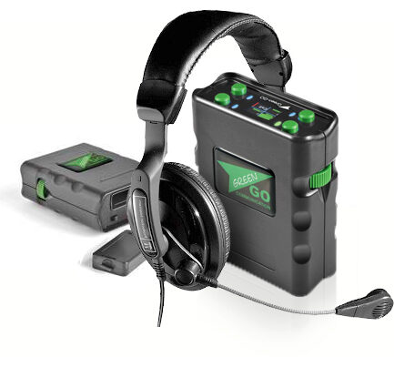 Green-GO - Wireless Intercom set (4x beltpack with headset)